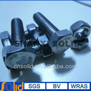 hex bolts and hex nuts SS304