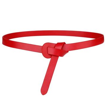 Ceinture de taille féminine en cuir authentique classique