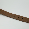 Men's Reversible Leather Belt For Jeans Brown