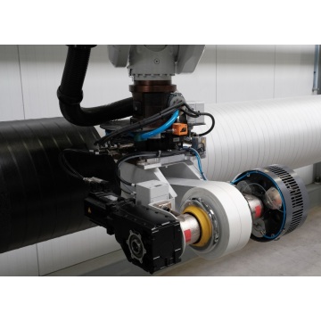 Manually Operated Tape Wrapping Tools Cold Applied Polymeric Coating Tape Wrapping Device Factory