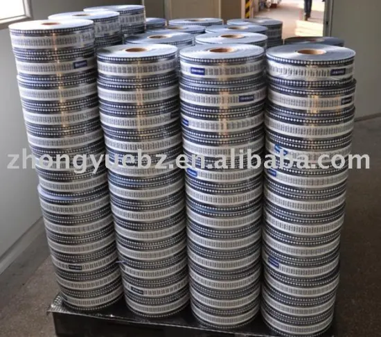 twistable PVC packaging film with printing