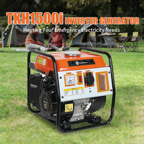 Generador inversor para camping de marco abierto portátil de 1500 W