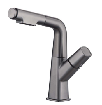 Multi-functional Rotating Dark Grey Faucet for Bathroom and Kitchen