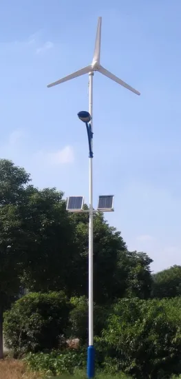 400W Wind turbine Solar LED Street Lamp