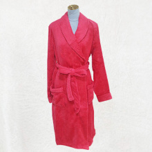 Red robe fluffy pajamas