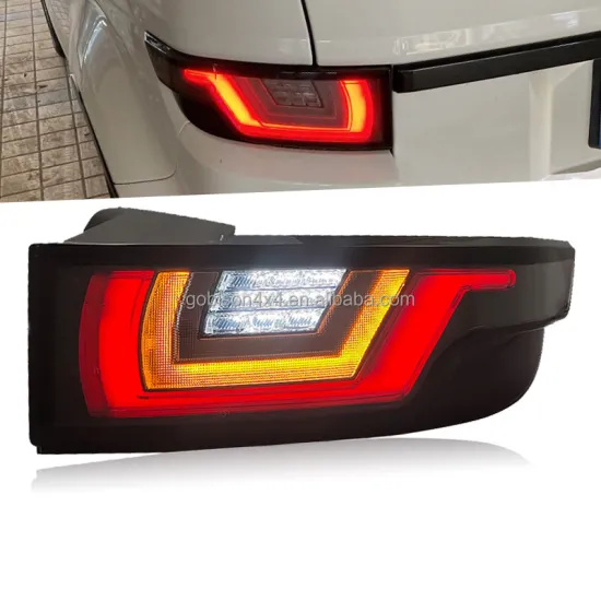 Gobison Dynamic LED Tail Lights for Land Rover Range Rover Evoque 2012-2018