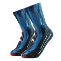 Mittelrohr-Baumwollsocken-Druck-Paar-TIDE-SOCKS