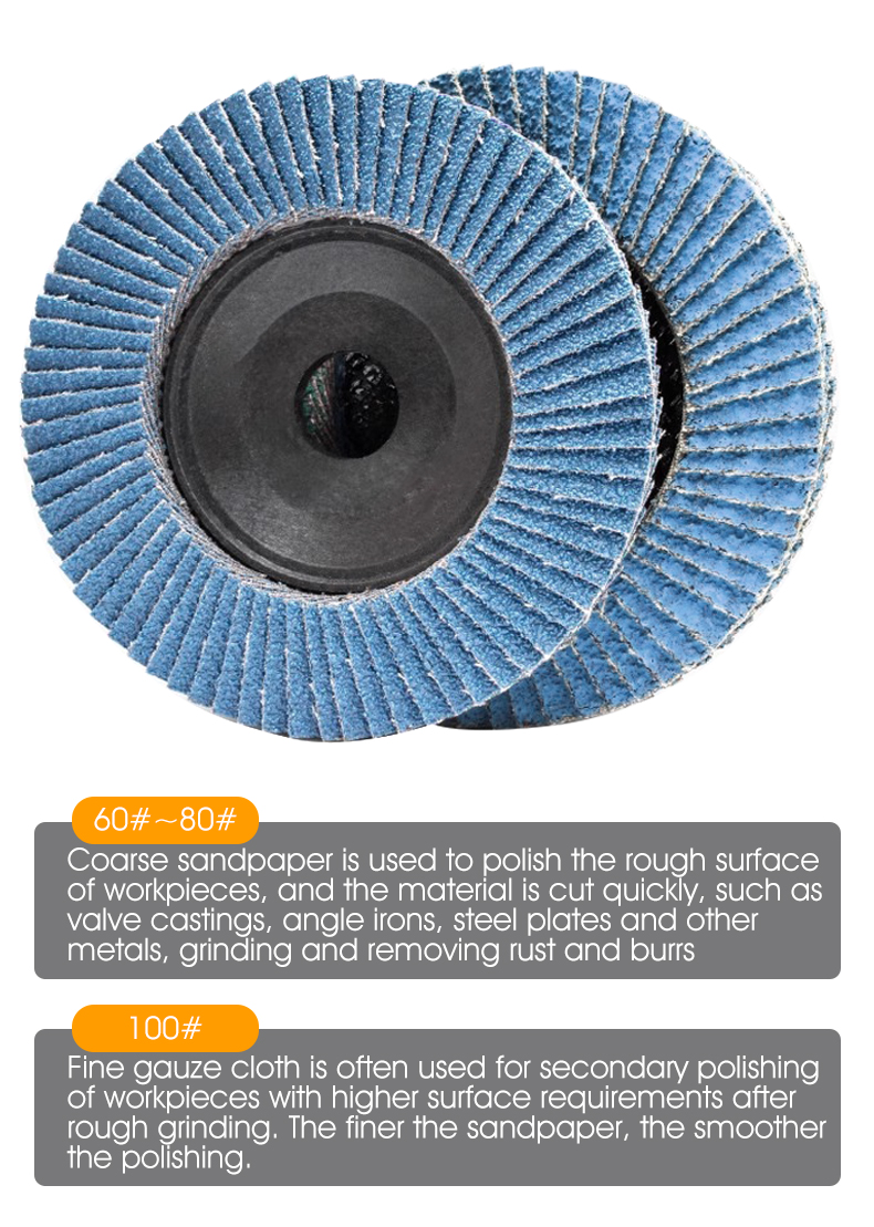 Aluminium aluminum oxide flap disc