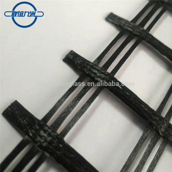 Polyester Geogrid coated with PVC