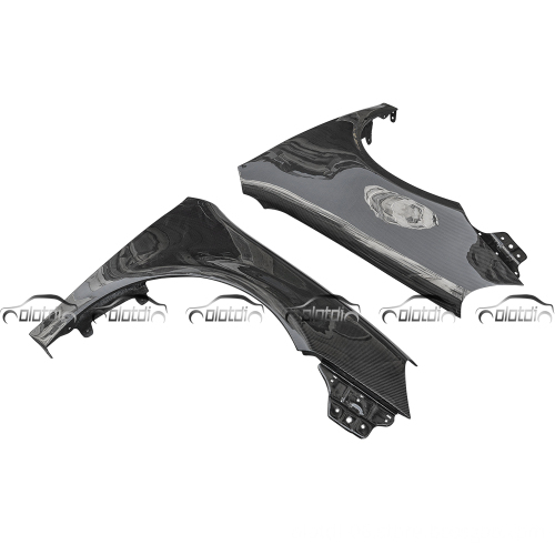 OEM Style Carbon Fiber Front Bumper Side Fender Splitters for Volkswagen VW Golf 5 GTI