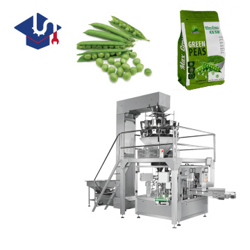 Automatic standup pouch with zipper packing machine