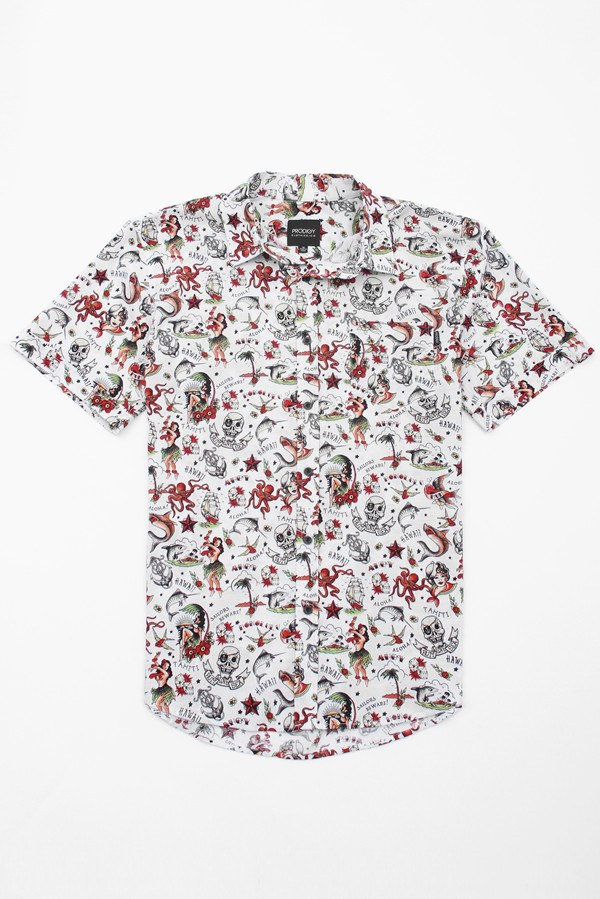 Men's Short Sleeve Printed Shirt