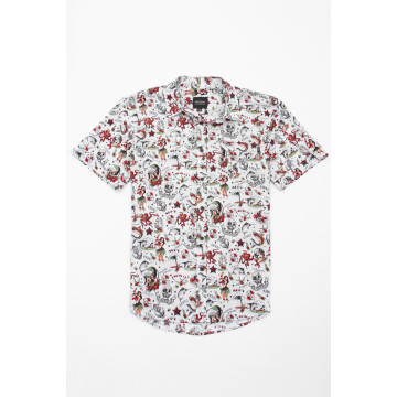 Men's Short Sleeve Printed Shirt