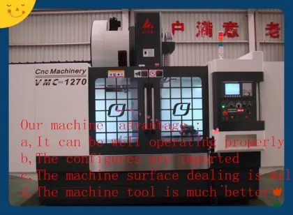 CNC milling machine for Fanuc/simense control system
