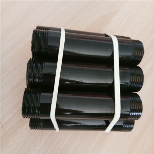 malleable iron pipes fittings 1/2 iron nipple