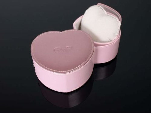 heart-shaped leather watch box