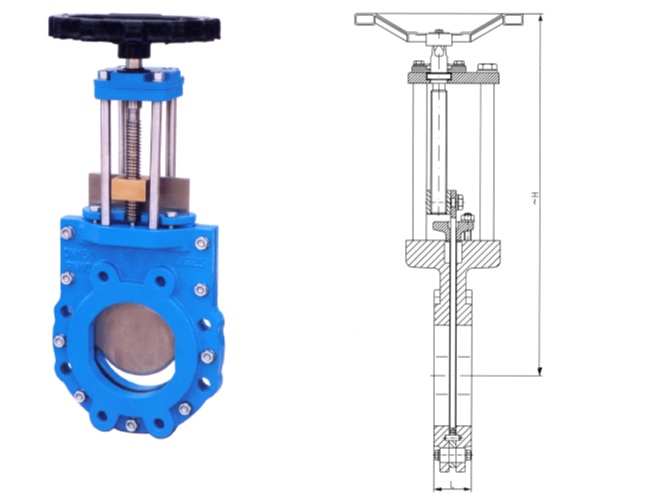 Knife Gate Valve for Water and Sewage