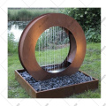 Corten Steel Garden Water ميزات نافورة العمود