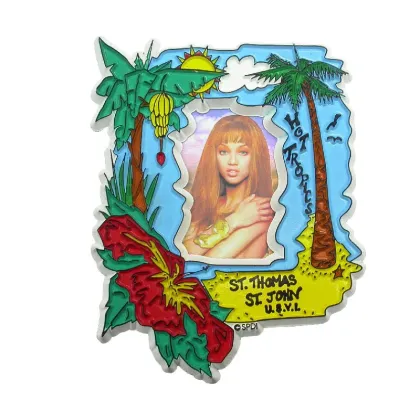 Custom Bruxelles Metal Souvenir Fridge Magnet