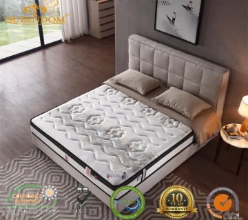 Tencel quilting pocket spring Coil bed mattress