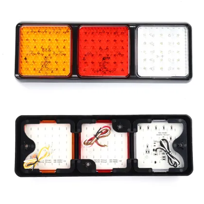 108 LED Lamp Brake Lights Rear Combination Lights Assembly Lamp Suitable for Truck and Trailers
