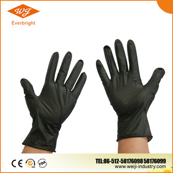 Industrial Nitrile Gloves Malaysia, Black Nitrile Gloves Malaysia Manufacturer with CE ISO Marks