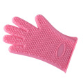 Kochen von Silikonhandschuhen Ofen-Mikrowellen-Anti-Scald-Handschuhe Set