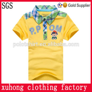 School wholesale children uniform polo shirt