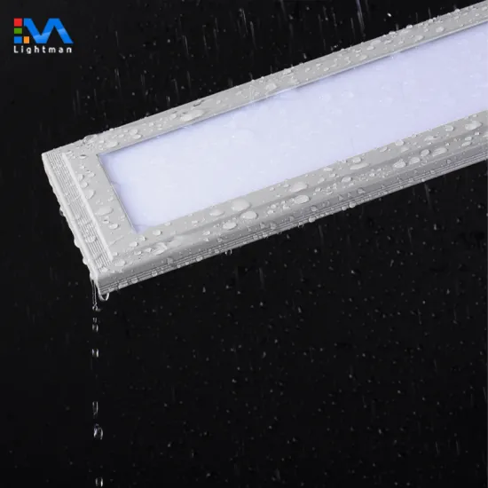 40W IP65 LED Panel Light with Frame Hole 30x120 for Clean Room Lighting