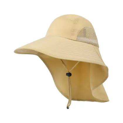 Unisex Solid Color Bucket Hat - Outdoor Sports Sunscreen Quick Drying Waterproof Hat