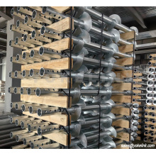 875 mm-es csavarvonalú cölöpök, földi csavaros horgony a mélyépítési alapozáshoz