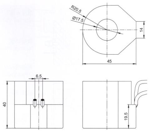 Dimension of BB17540010 Solenoid Coil: