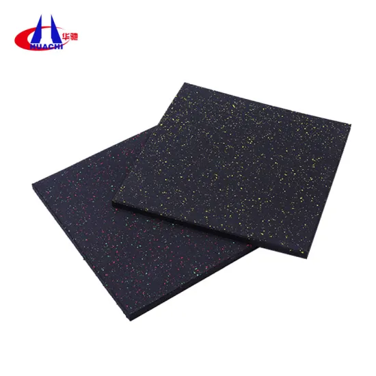 Weight room rubber floor mats