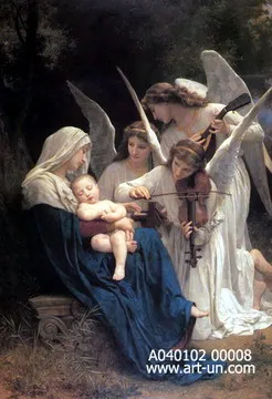 angel oil painting