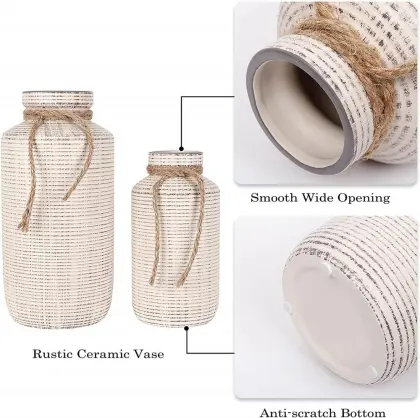 Rustic Farmhouse Vases for Home Decor