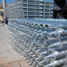 Customized Length Galvanized Steel Ground Screw Pile