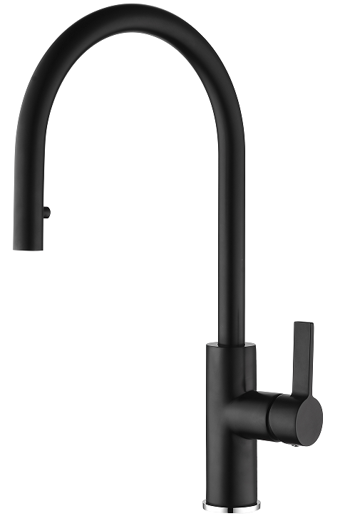 Faucet wastafel dapur matte hitam