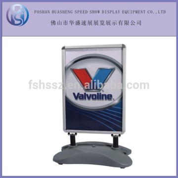 windproof portable floor pavement sign base