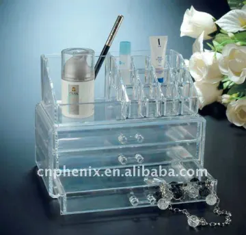 Jewelry & Cosmetic Storage Boxes Organizer Drawer Makeup Tools Holder