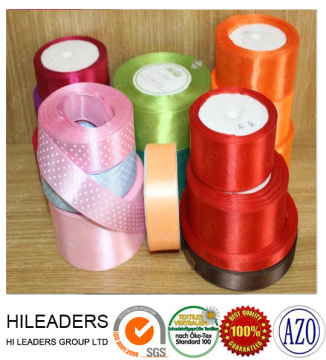 Colorful Satin Ribbon with Double Face Polyester (SRH009)