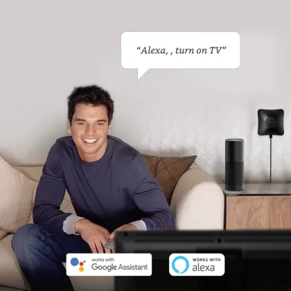 2021 Broadlink RM4 Pro Universal IR RF Smart Remote - Alexa, Google, Siri Compatible