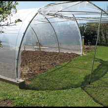 Agricultural PE Film Single Span Greenhouse
