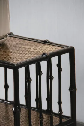 Qiong Bbamboo Vertical Bar Tea Rack