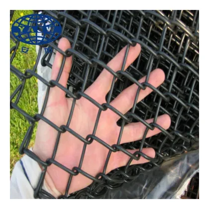 Black chain link fence Diamond wire Fence