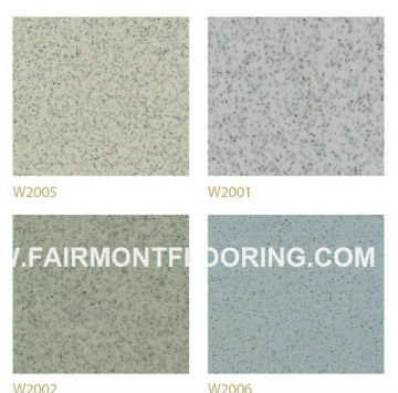Fiberglass Outdoor PVC Flooring/ PVC Flooring for Sports, for Office in Tiles JX-01