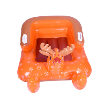 Outdoor Inflatable reindeer animal Snow sled for Adults