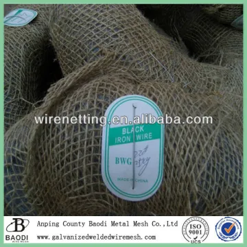 Iron 14 gauge black annealed wire factory