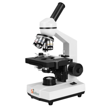 XSP-104 Optical Compound Monocular Microscope - 40x-1600x Magnification for Science Labs (Kids & Adults)