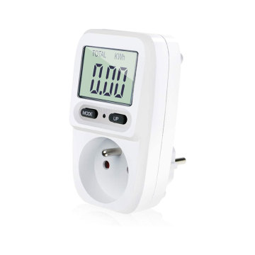 MITE French Smart Power Socket Plug with LCD Digital Energy Meter and Power Consumption Control (Max 3680W)