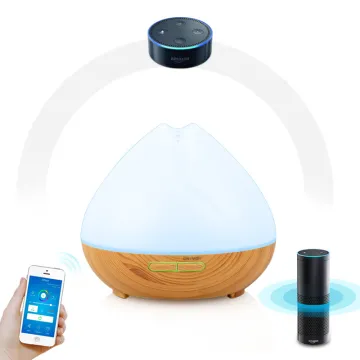 Wood Grain Wifi Smart Aroma Oil Diffuser